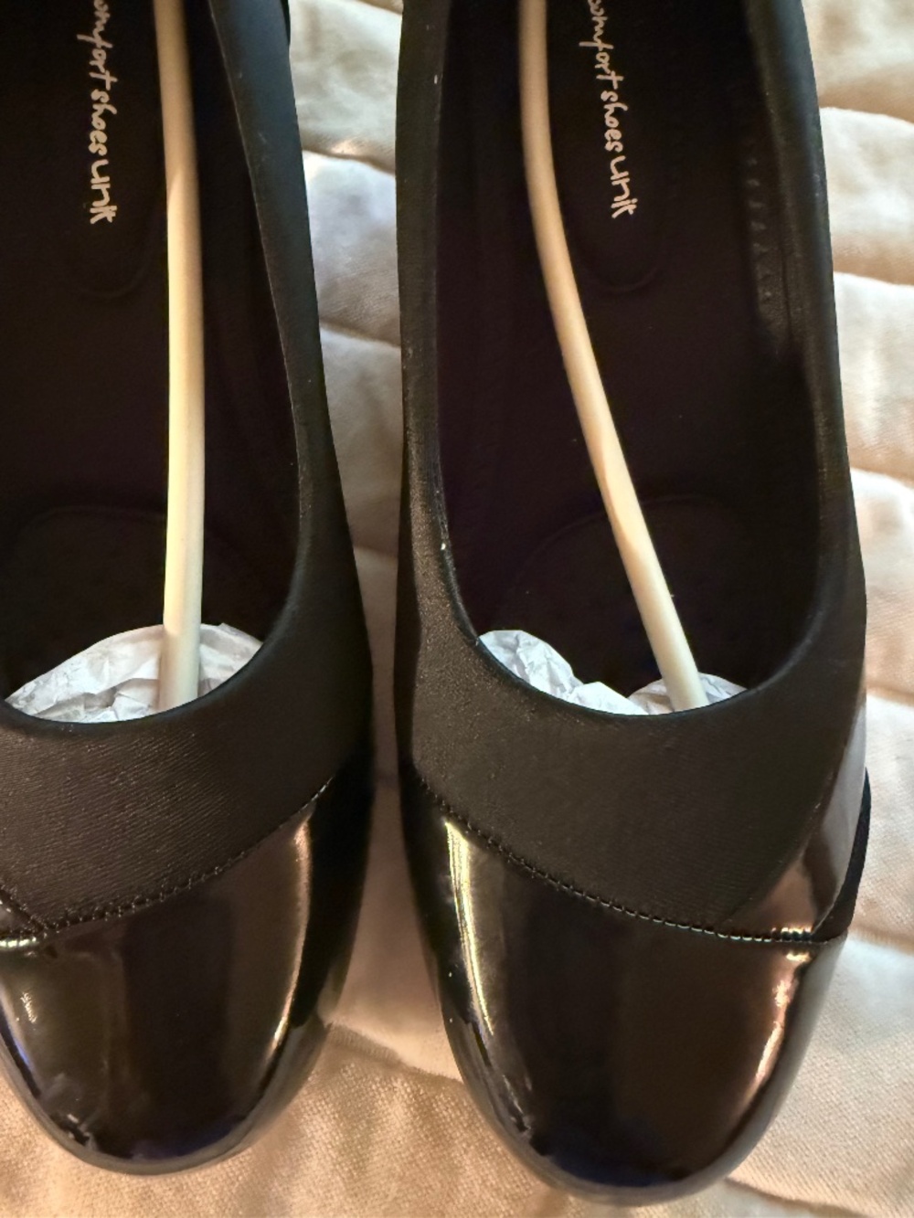 ortho+rest womens black pumps size 8 new